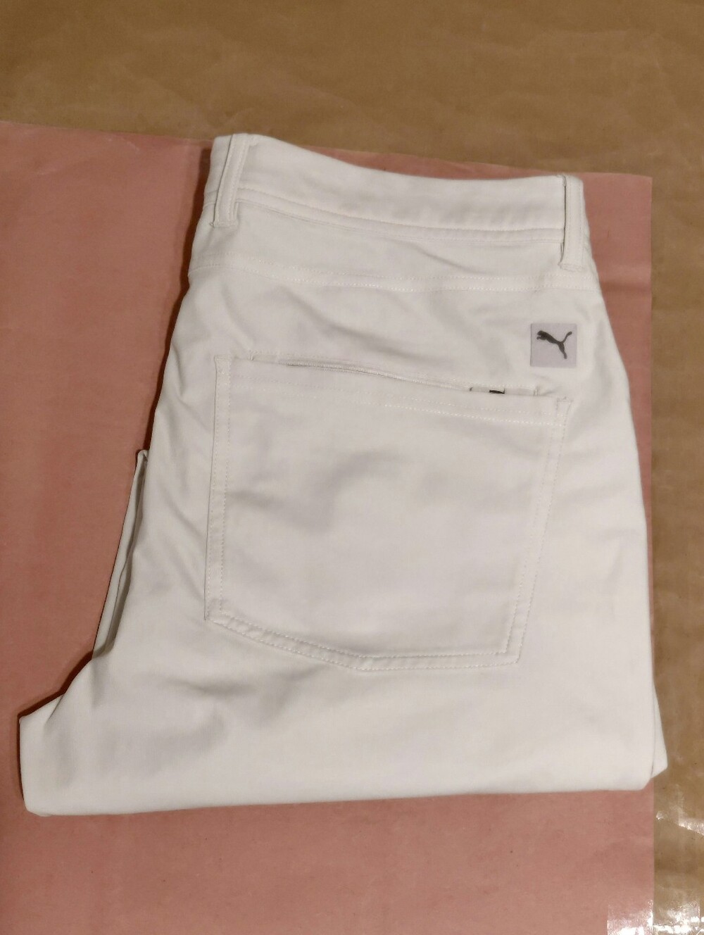 Puma 101 33x32 NWOT Golf Pants Cream, Off White NWOT